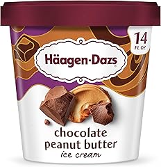 Haagen-Dazs Chocolate Peanut Butter Ice Cream, 14 fl oz (Frozen)