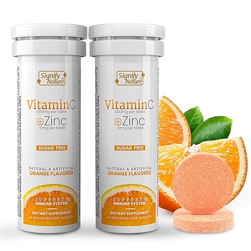 SIGNIFY NATURE Vitamin C 1000mg Effervescent Tablets Potent Immune