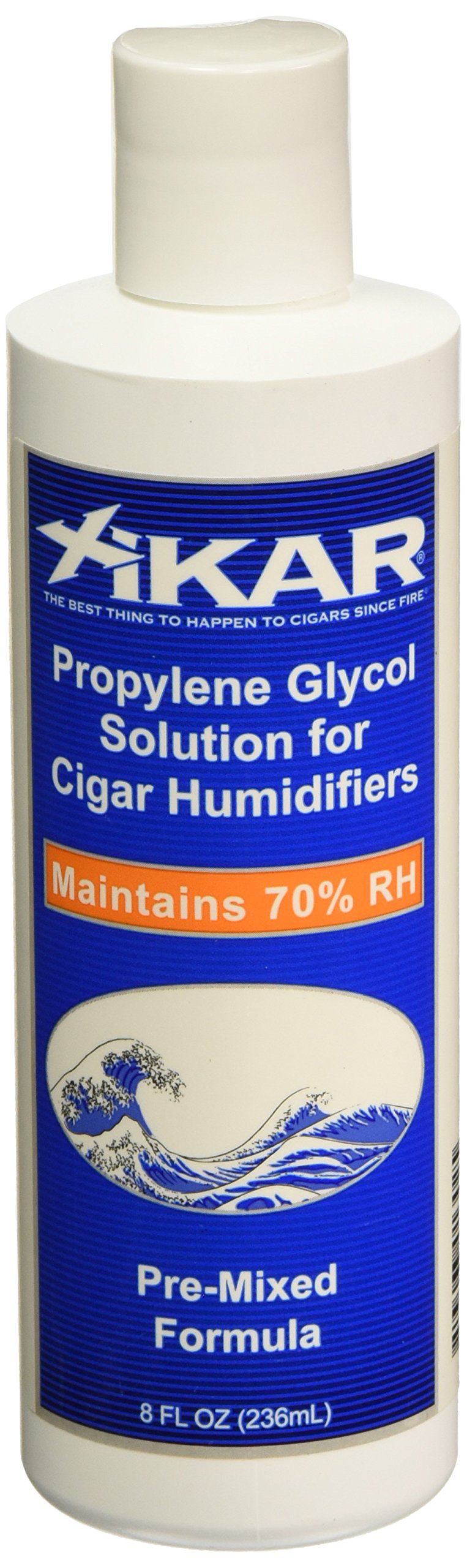 XIKAR PG Solution Propylene Glycol Pre Mix Cigar Humidifiers 8 FL oz 814XI