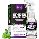 VANQUAR Peppermint Oil Insect &amp; Spider Repellent Spray - All-Natural, Pet-Safe Bug Control for Home, Kitchen &amp; Garden - 16 oz