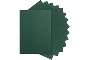 Silunkia 40 Sheets Dark Green Cardstock 8.5 x 11 Crafts Paper, 200gsm/75lb Premium Christmas Green Card Stock for Cards Making, Greeting Cards, School, Menus, Birthday Decorations, Office
