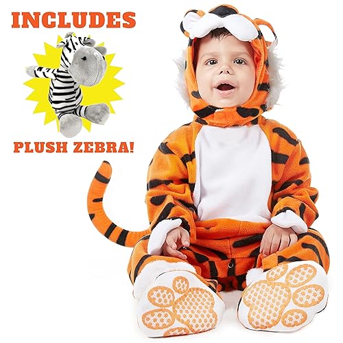 Spooktacular Creations Halloween Baby Tiger Costume for Kids, Tiger Costume  Toddler for Animal Halloween Dress