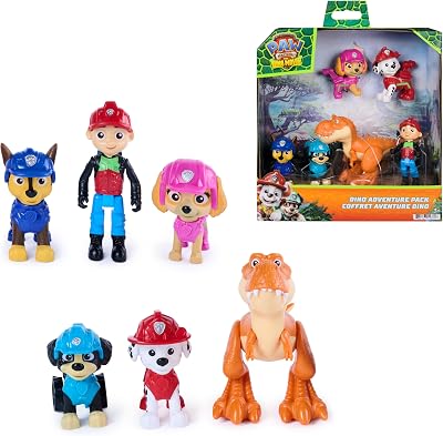 - Pat Patrouille Le Film Mission Dino - Figurines - Jouet Enfant