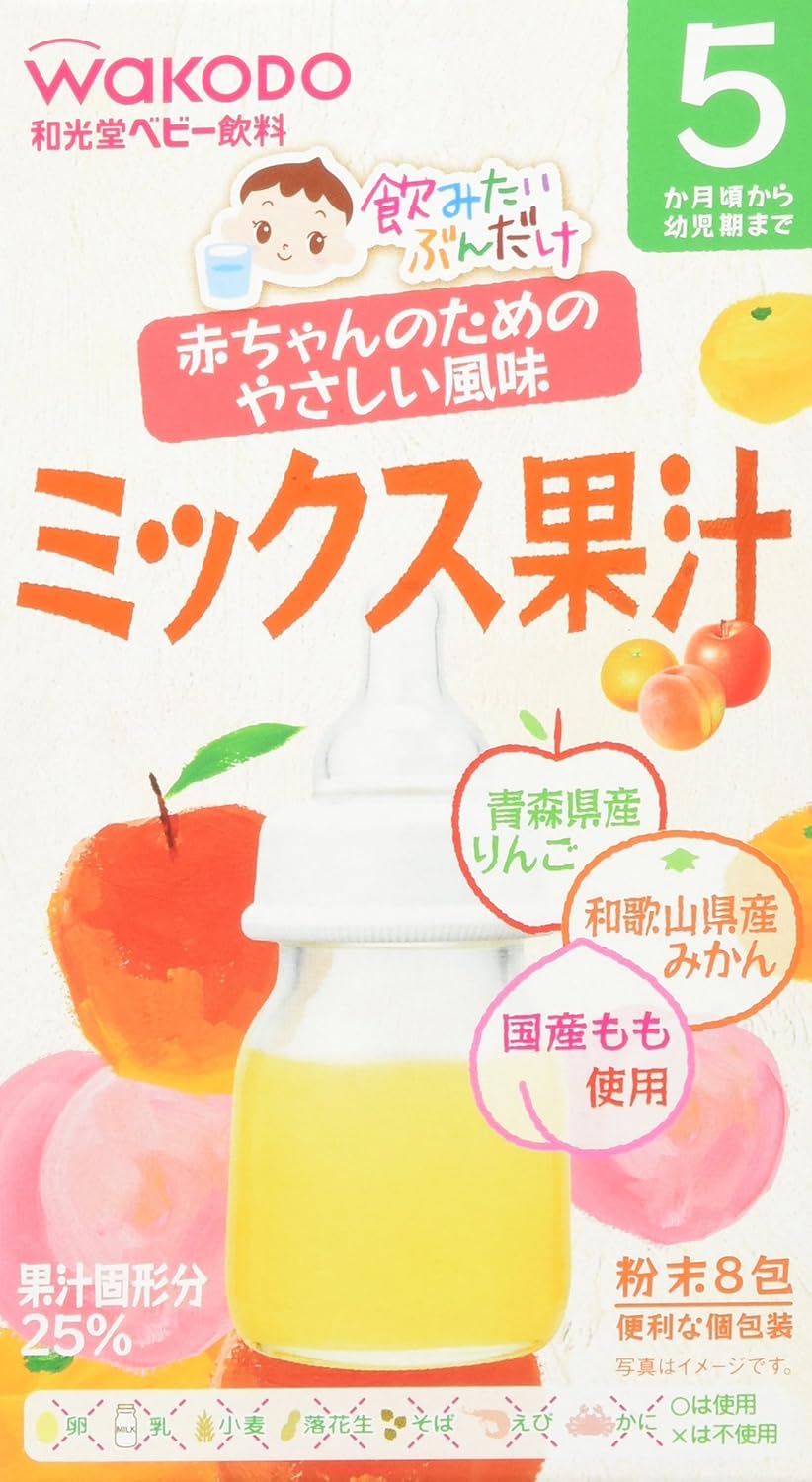 Amazon 飲みたいぶんだけ ミックス果汁 6個 和光堂 食品 飲料 お酒 通販