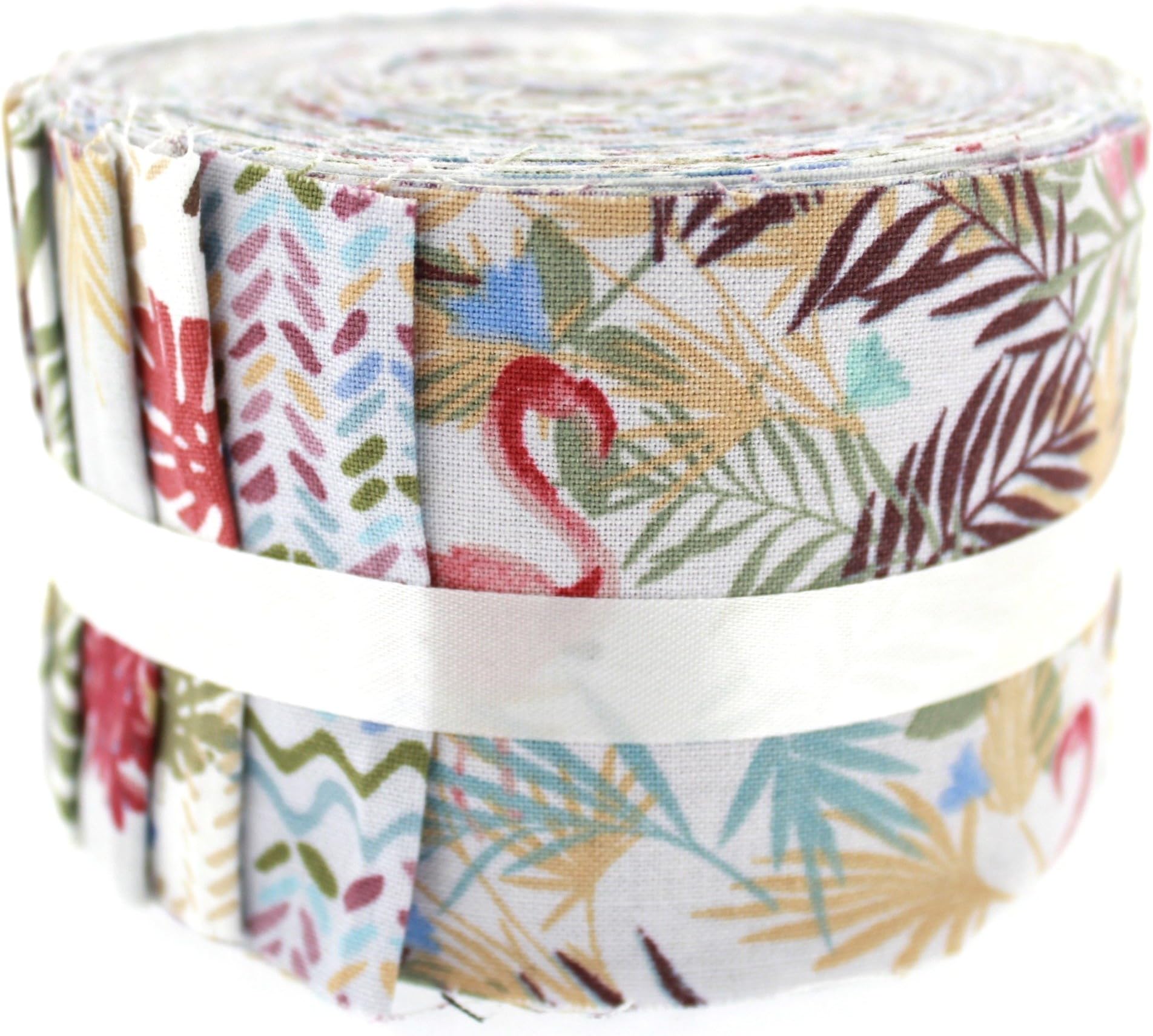 Fabric Freedom Tropical Sky Jelly Baby Roll, 100% Cotton, Multi-Colour, 9 x 9 x 7 cm