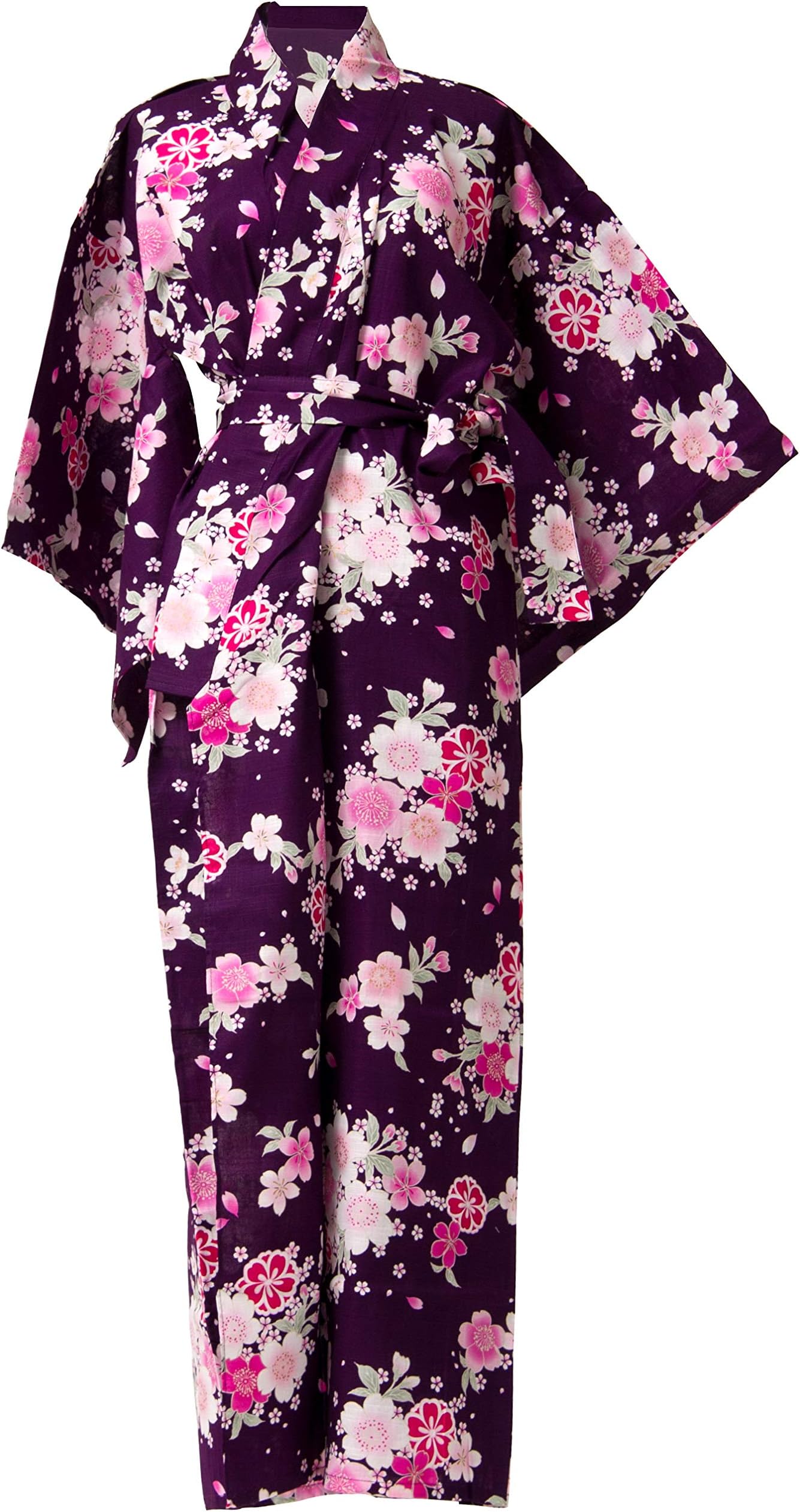 Women's Kyoto Traditional Easy Wearing Kawaii Yukata Robe(Japanese Casual Kimono) Set 2
