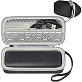 Hard Carrying Case for Sonos Roam/Roam 2 / Roam SL, Protect Shockproof Wireless Smart Speakers Carrying Storage Holder with Hand Strap for Outdoor, Camping & Air Travel- (Box Only)