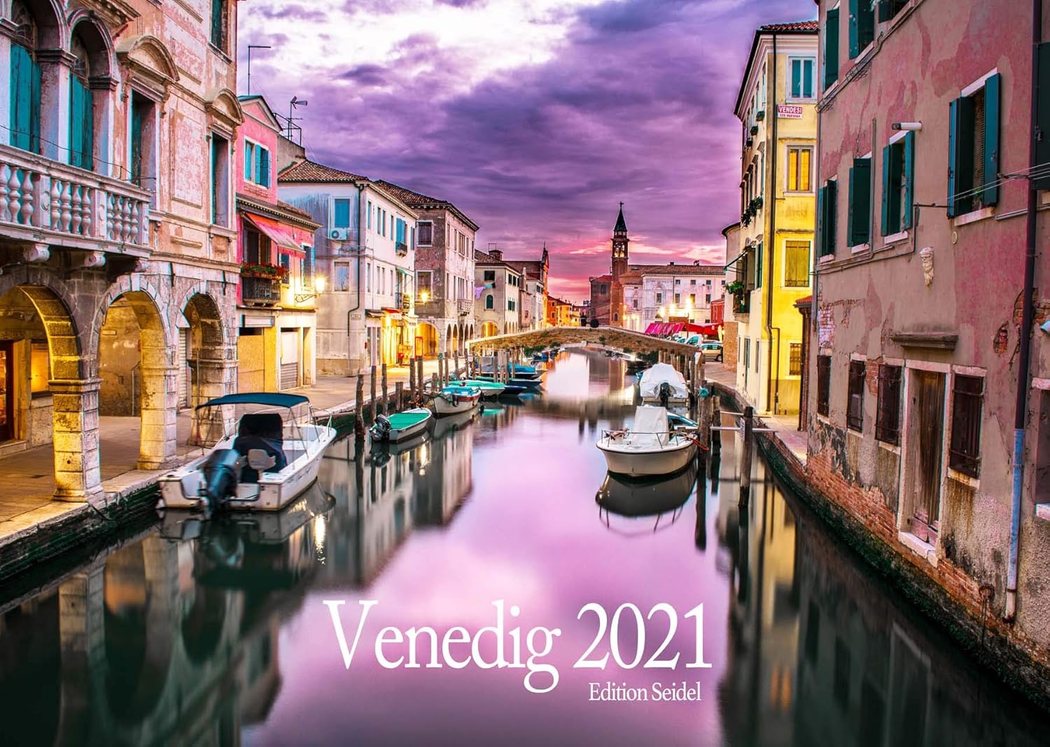 Edition Seidel Venedig Premium Kalender 2021 DIN A3 Wandkalender Europa 