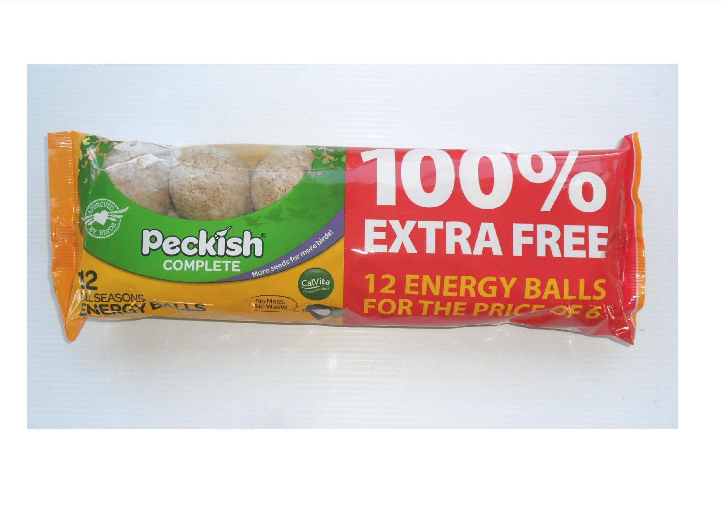 Peckish Complete 12 (6 + 100% FREE) All Season Energy Fat Balls