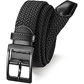 Belt for Men,Mens Gift Stretch Braided Web Belt Elastic for Casual Golf Jeans Pants