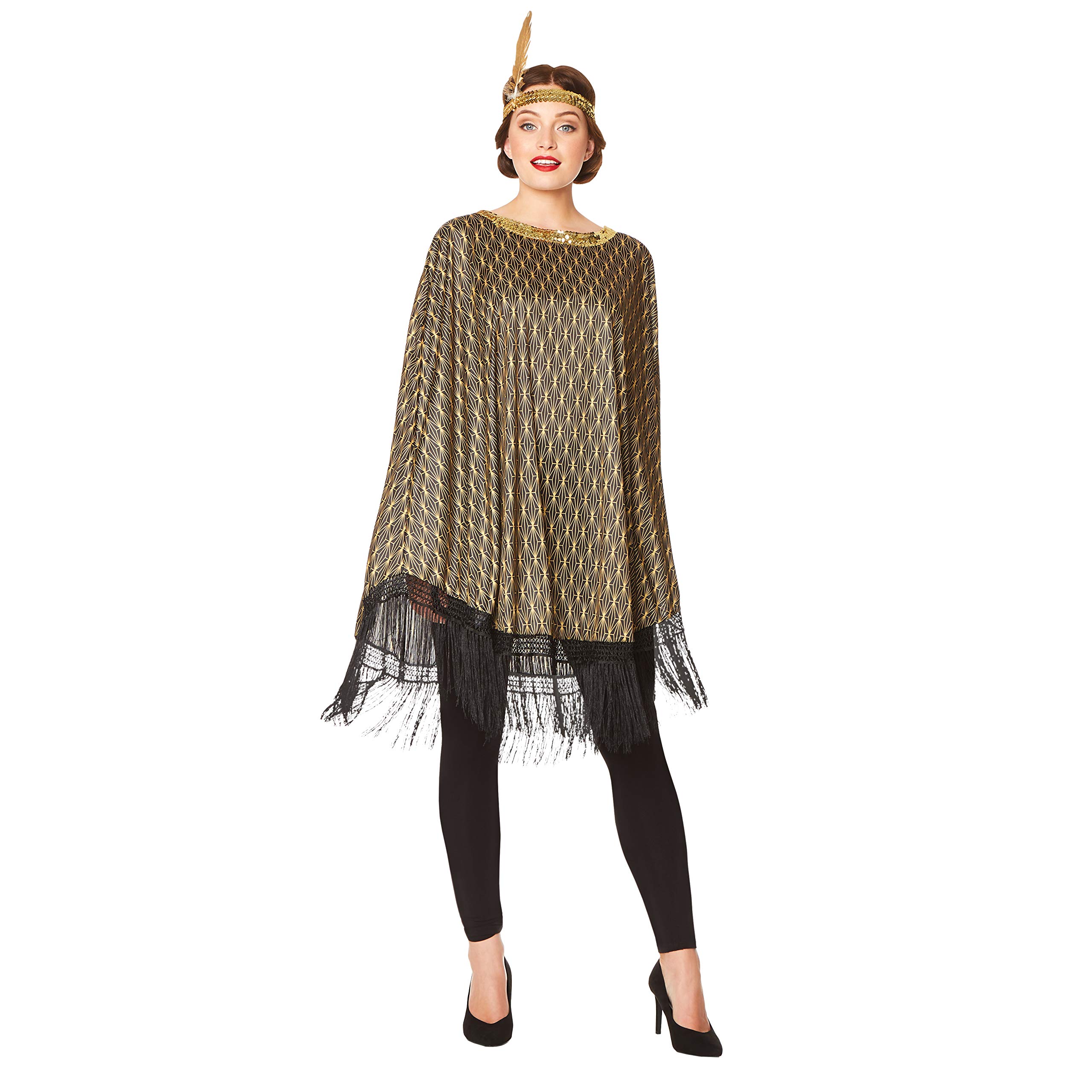 Karnival Costumes 1920's Poncho