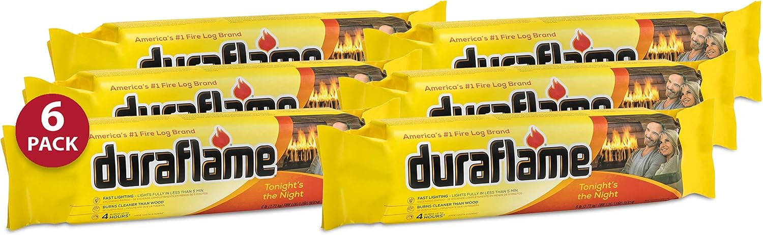Duraflame 6 Lb 4 Hr Firelogs 6 Pack Amazon De Kuche Haushalt
