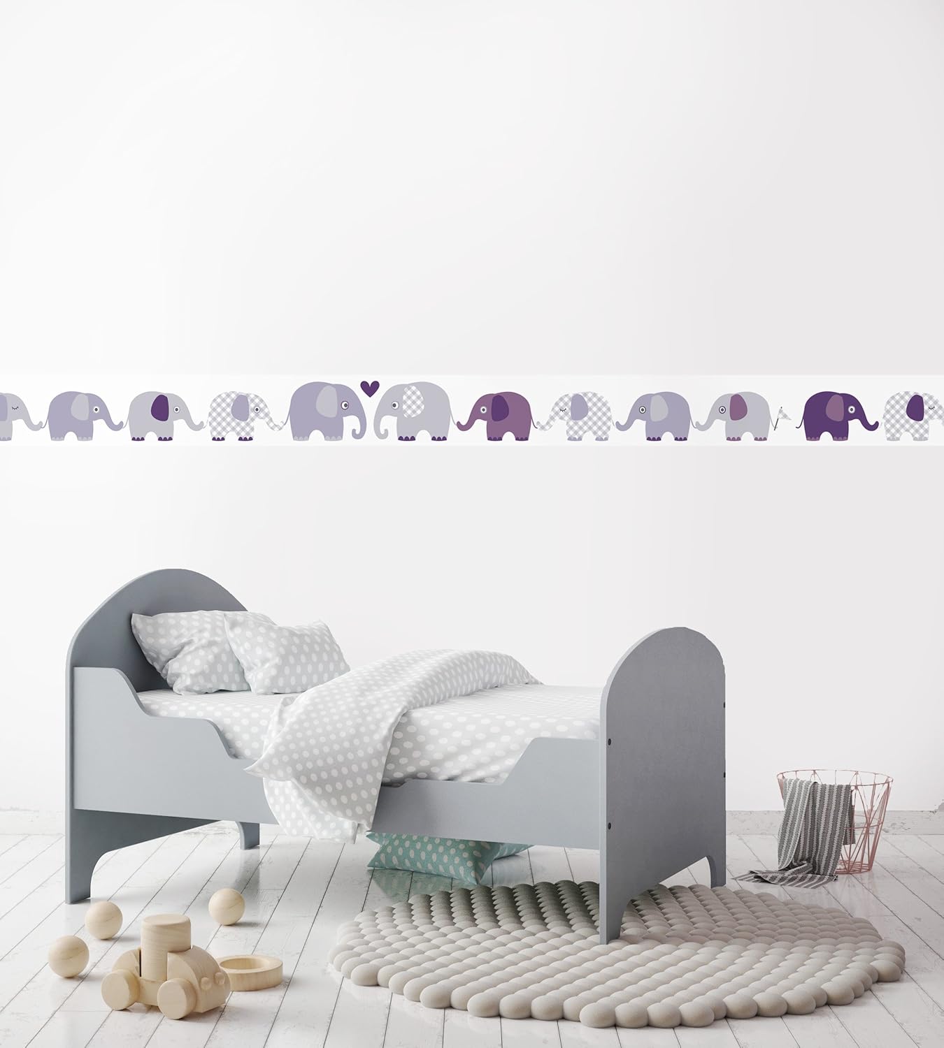 Wandfarbe Aubergine Grau - The Homey Design