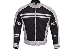 WICKED STOCK Motorcycle Jacket-Biker Jacket-CE Armor Motorcycle Jacket Men-High Visibility Motorcycle Jacket with Armor