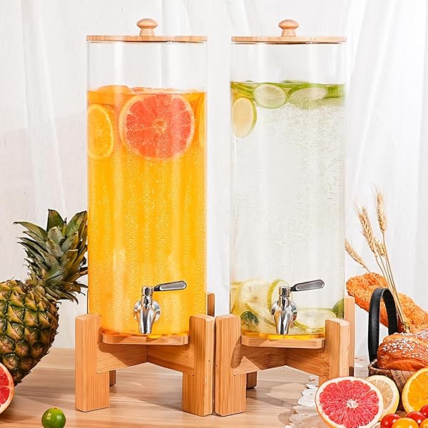 SPEETH 2 PCS 1.6 GALLON DRINK DISPENSER, LARGE...