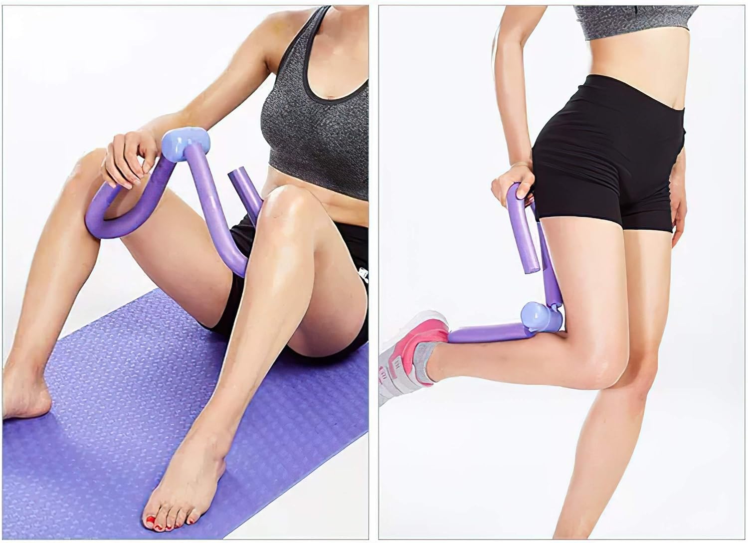 ixOOxi Strength Training Leg Machines Body Stretch Chest Expander Home Gym Equipment for Weight Loss (Purple) : Sports & Outdoors