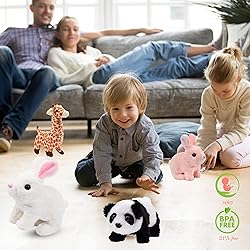 Hopearl Hopping Rabbit Interactive Electronic Pet