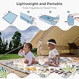 momcozy Forest World Play Mat 127x127cm Water-Resistant Non-Slip view 4