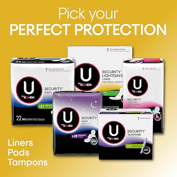 U BY KOTEX LIGHTDAYS LINERS, EXTRA COVERAGE, UNSCENTED, JUMBO PACK, 112 COUNT