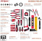 Hi-Spec 71pc Home & Office DIY Tool Kit Set Complete Hand Tools view 2