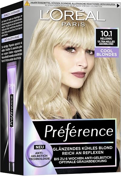 L'Oreal Paris Préférence Cool Blonde 10.1 Ultra Light Ash Blonde Hair Dye