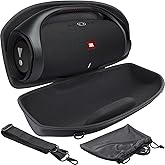 co2CREA Hard Travel case Replacement for JBL Boombox 2 Boombox 3 Waterproof Portable Bluetooth Speaker (All Black Case for Boombox 2 Speaker)