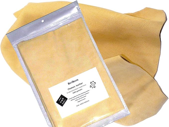 CHAMOIS LEATHER The original made from real leather approx 2 sq ft