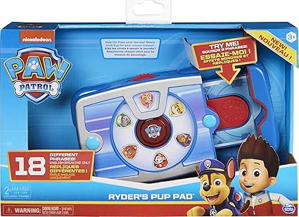 paw patrol interactive toys