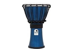 Toca TFCDJ-7MB Freestyle Colorsound 7-Inch Djembe - Metallic Blue