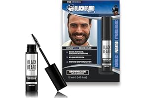 Blackbeard for Men Formula X Instant Mustache, Beard, Eyebrow and Sideburns Color - Fast, Easy, Men’s Grooming, Beard Dye Alt