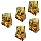 Earthwise Reusable Shopping Bags Extremely Durable Multi Use Large Stylish Fun Foldable Water-Resistant Totes