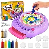 Arts and Crafts for Kids Ages 4-8,Paint Spin Art Machine Kit,Art Craft Set for 6-9 Year Old,Cool Painting Spinner Toys Kits S