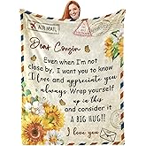 HJKGYHBJ Cousin Gifts for Women, Cousin Gifts, Cousin Birthday Gifts for Women, Gift for Cousin Female, Cousin Gifts for Christmas, Cousin Throw Blanket 60"X50"