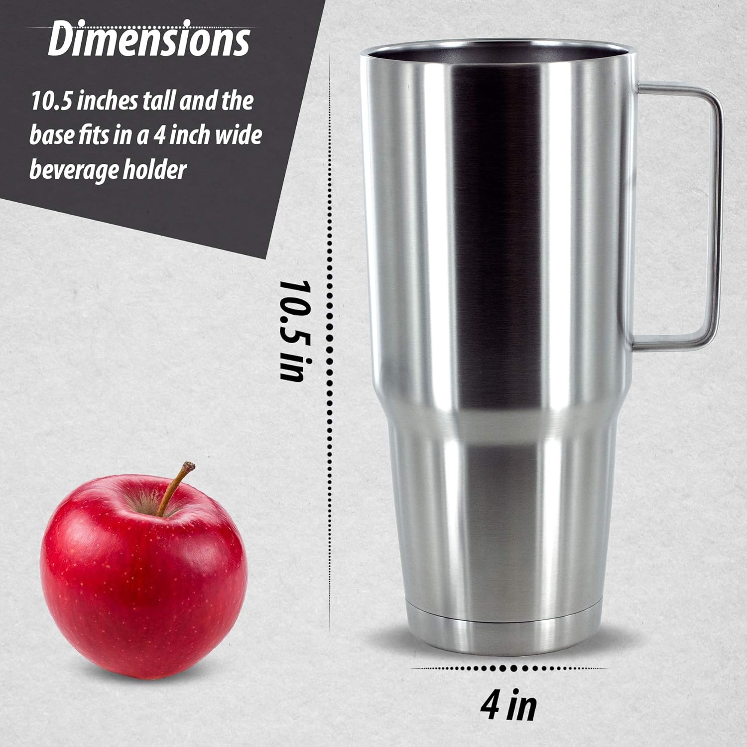 64 Ounce XPAC by Maxam Double Vacuum Wall Stainless Steel Tumbler with