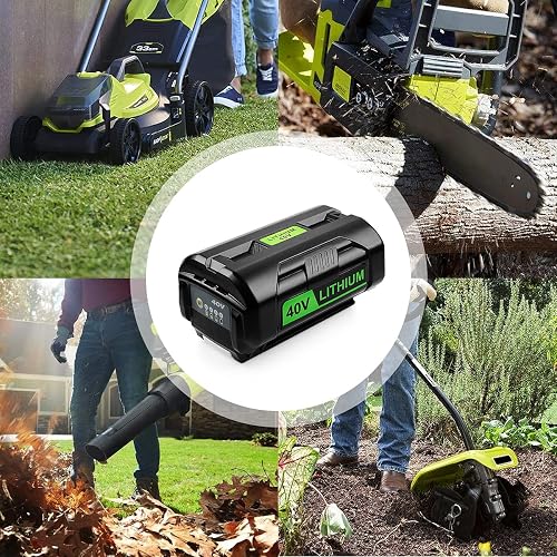 thumbnail image 2 of NEW 40V 6000mAh Lithium-Ion Replacement Battery For Ryobi 40V Cordless Tools 2 of 13