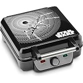 Star Wars X-Wing Four Waffle Maker from Select Brands - Appliance for Small, Square Waffles - Star Wars-Themed Waffle Iron - Themed Appliance with Nonstick Coating