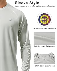 Roadbox Mens UPF 50+ UV Sun Protection Shirts