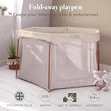 Tutti Bambini Foldable Baby Playpen 135x135x75 cm Breathable Mesh view 2