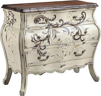 Amazon Com Stein World Busey Three Drawer Bombe Chest Kitchen