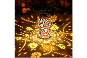 EZTZEN Ladybug Solar Lanterns Outdoor Waterproof Hanging Solar Lights Ladybug Gifts for Women Men Metal Decorative LED Ladybug Lanterns for Garden Decor,Yard,Patio,Lawn,Tabletop,Pathway,Landscape