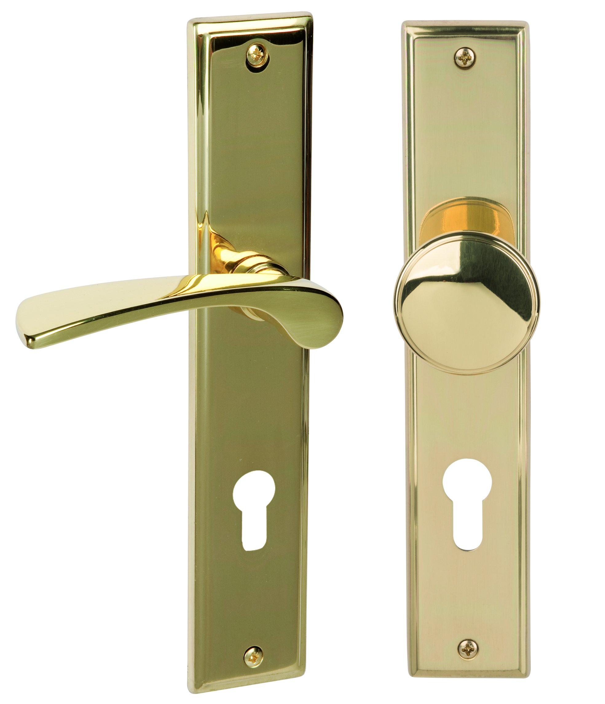 Alpertec Nelson – Long Escutcheon Door Handle Fitting Available in Various Colours and Types, 32214393