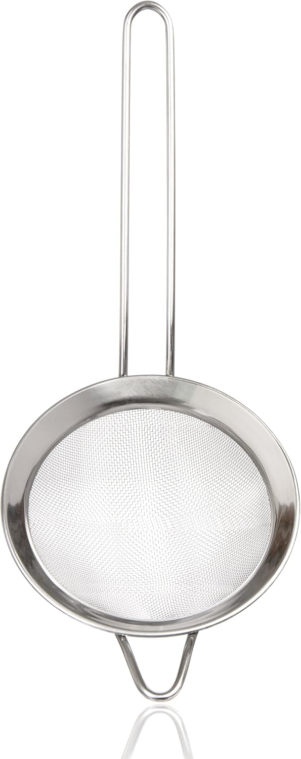 wenco Küchensieb, Durchmesser: 8 cm, Rostfreier Edelstahl, Gourmet