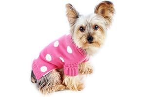 Stinky G Polka Dot Dog Sweater French Pink Size #12