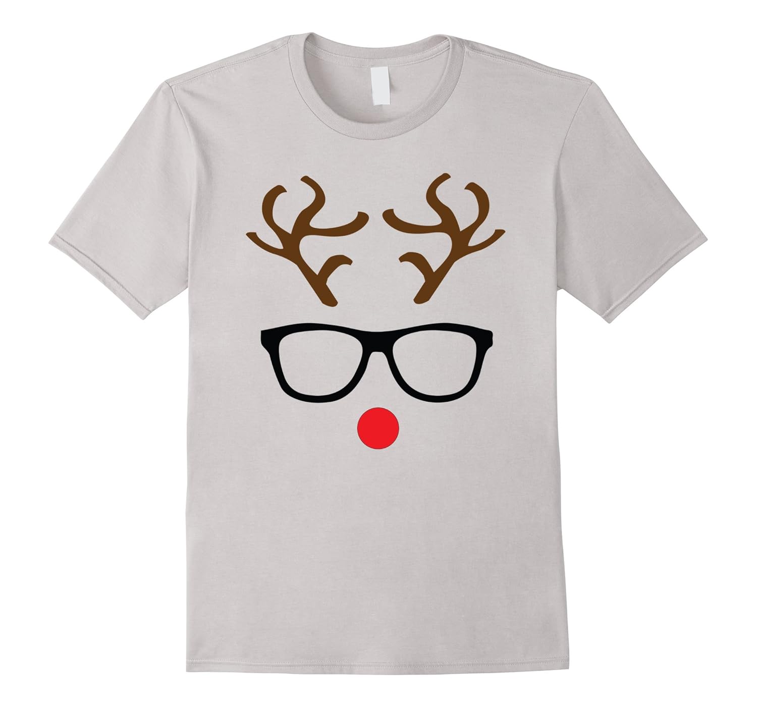 Hipster Rudolph Reindeer Christmas T shirttovacu