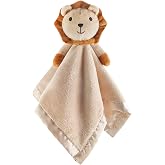 Pro Goleem Lion Security Blanket, Soft Lovey Unisex Lovie Baby Gift for Newborn Boys and Girls Snuggle Toy Stuffed Animal 16 Inch