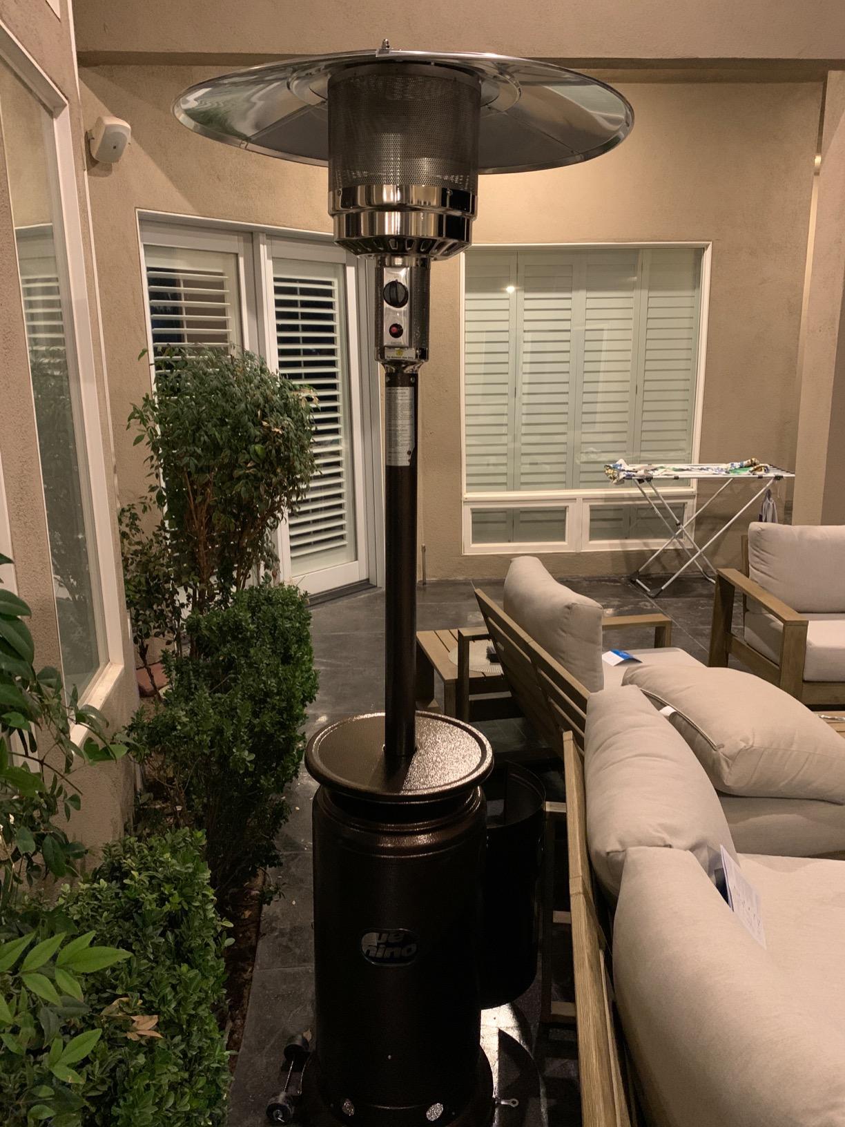 25/mo Finance hOmeLabs Gas Patio Heater 87 Inches Tall Premium