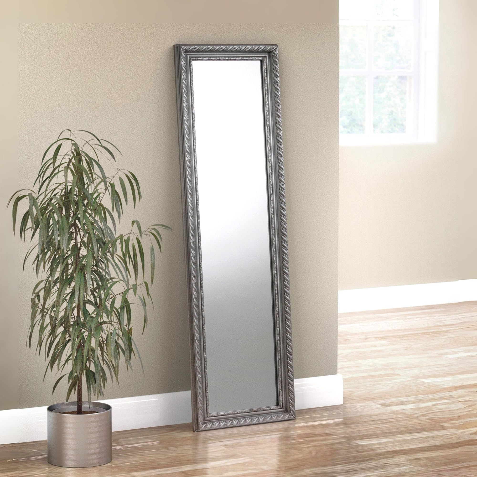 Julian Bowen Allegro Wall Mirror, Pewter, one size