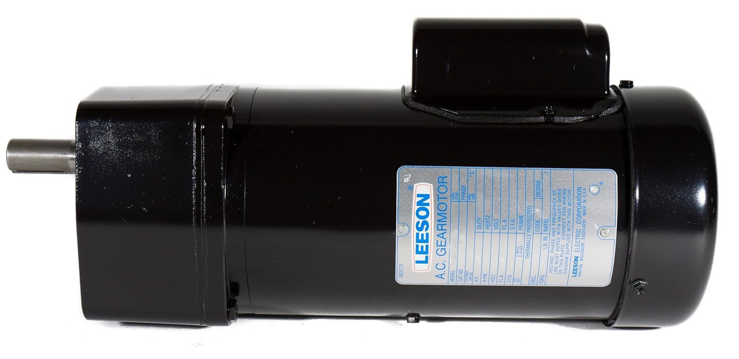 Leeson 096066 00 Tefc Ac Gearmotor 3 Phase 42y Frame