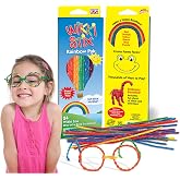 Wikki Stix Rainbow Pak, 24 Reusable Wax Yarn Sticks, Mess-Free Arts &amp; Crafts for Kids, Screen-Free Travel Toy, Classroom Reward, Party Favor &amp; Stocking Stuffer, Ages 3+