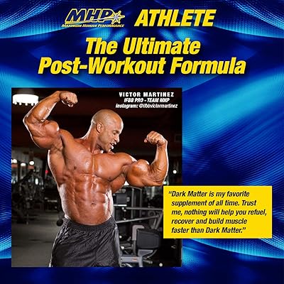 Buy Mhp Dark Matter Post Workout Recovery Accelerator W Multi Phase Creatine Waxy Maize Carbohydrate 6g Eaas Blue Raspberry 20 Servings 55 04 Oz Online In Turkey B07gz1tgnp